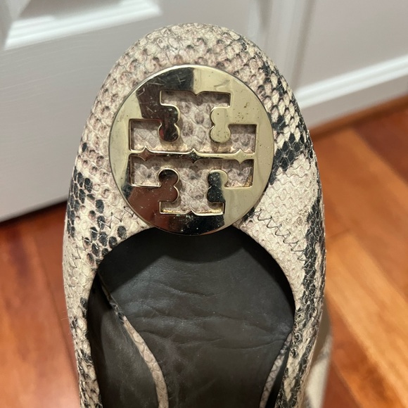 Tory Burch Python Ballet Flats - Picture 3 of 5